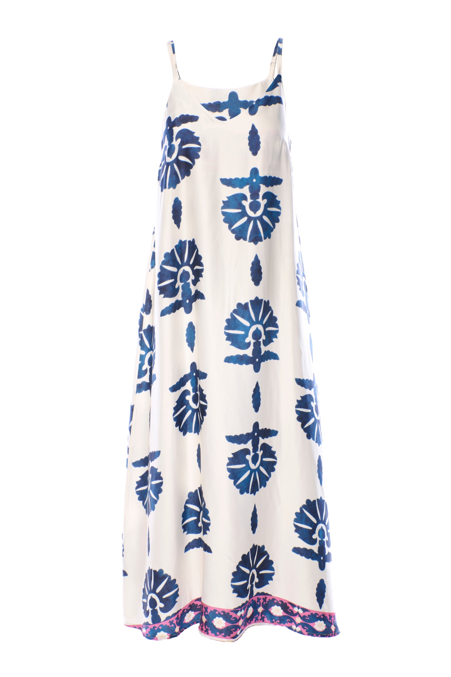 Anonyme A175SD040 Kleid blau