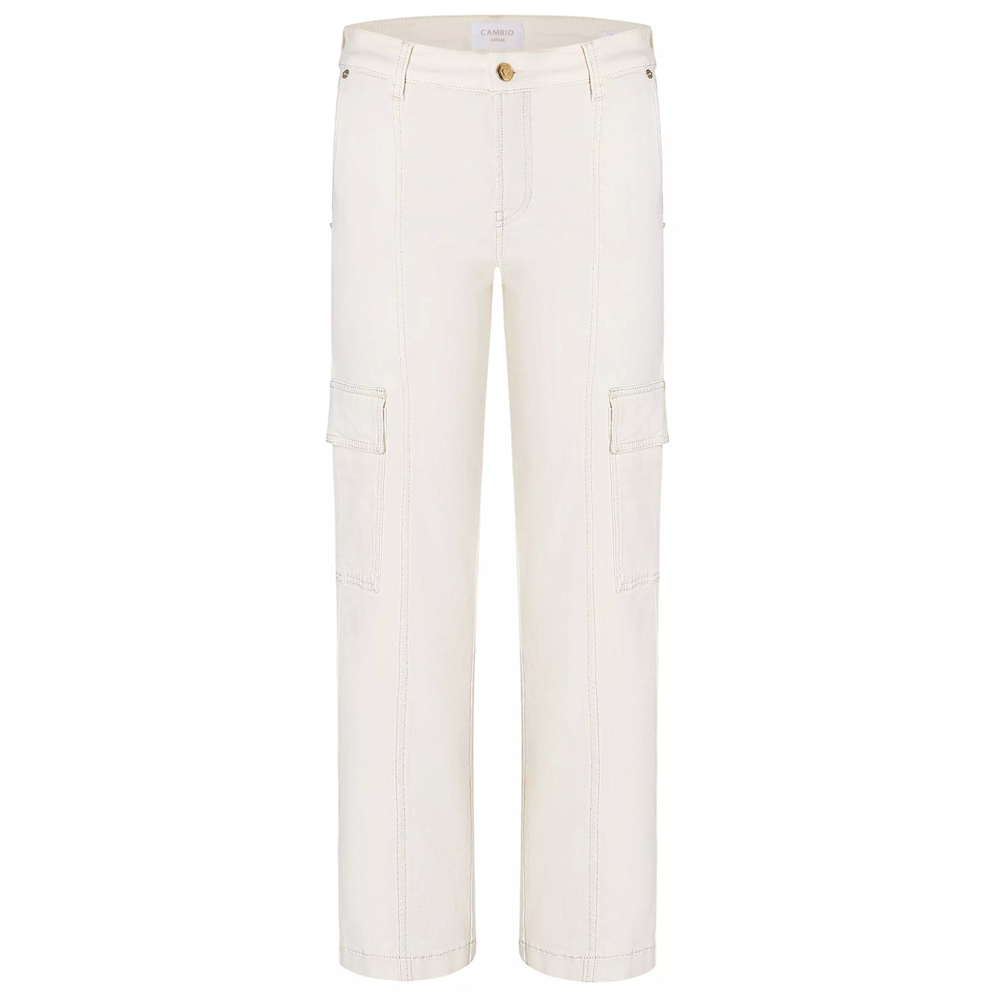 Cambio Parla Jeans Hose Weiß