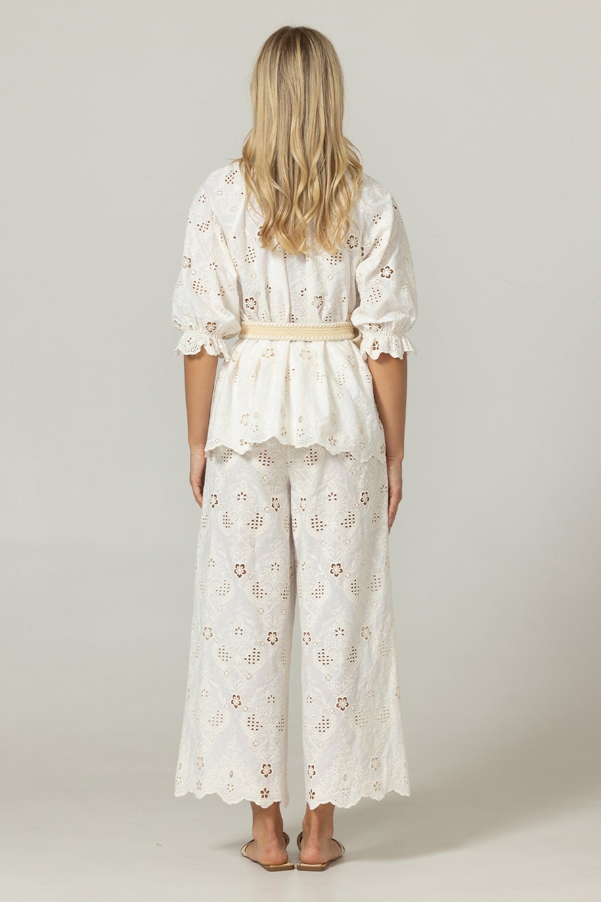 Miss June Bluse beige