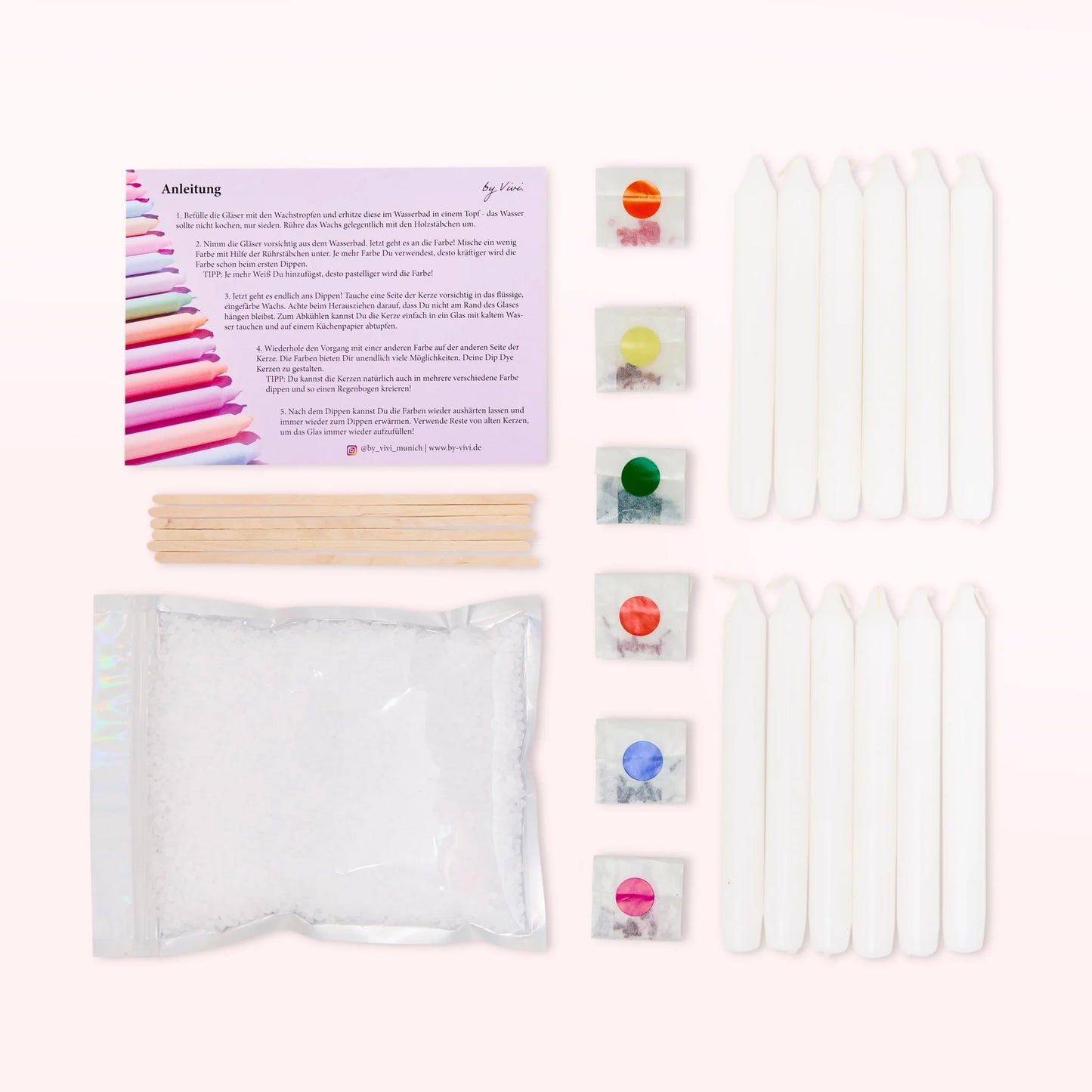 by Vivi DIY BoxDip Dye Candles