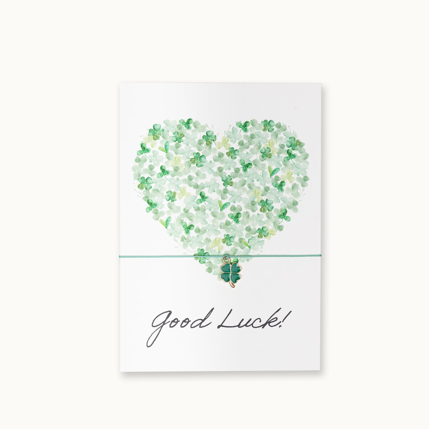 by Vivi Karte mit Armband luck herz