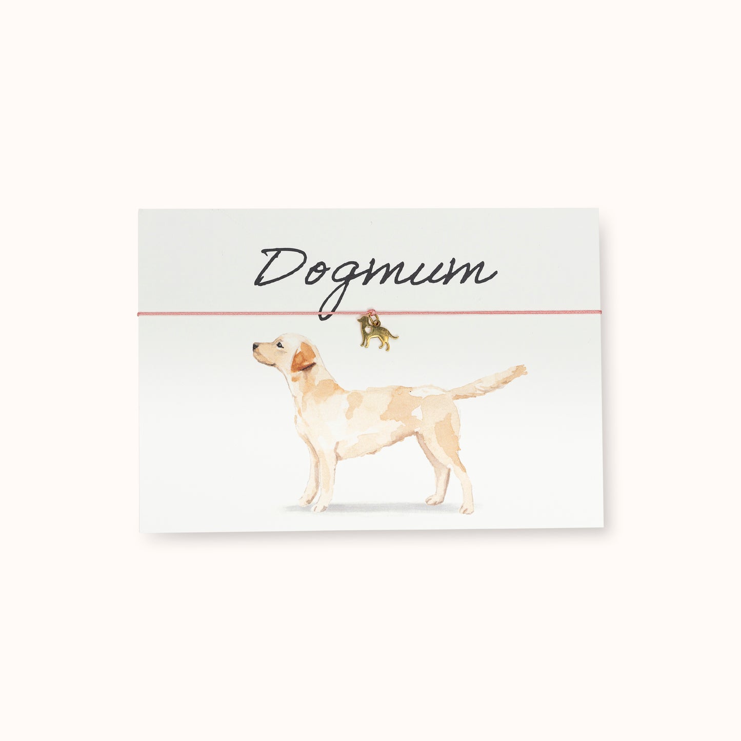 by Vivi Karte dogmum mit Armband rosa