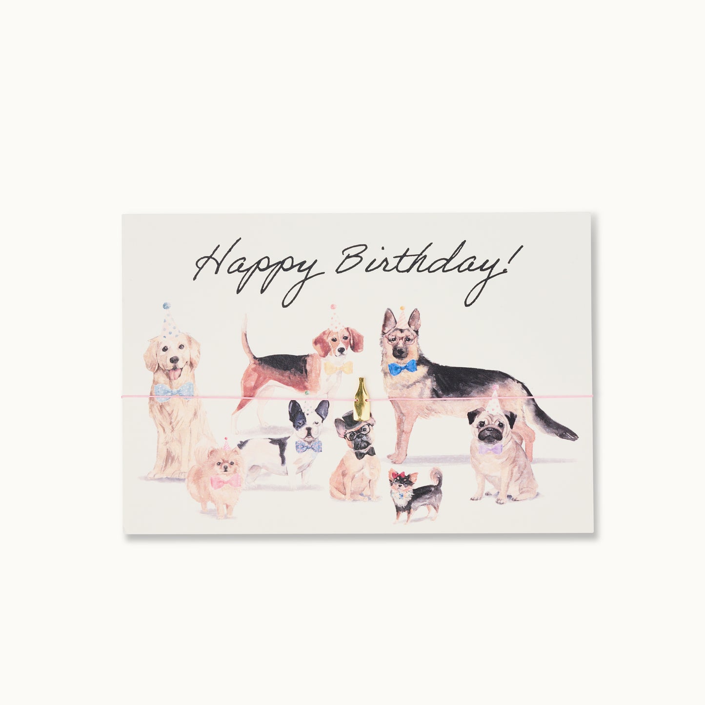 by Vivi Karte dogparty mit Armband rosa