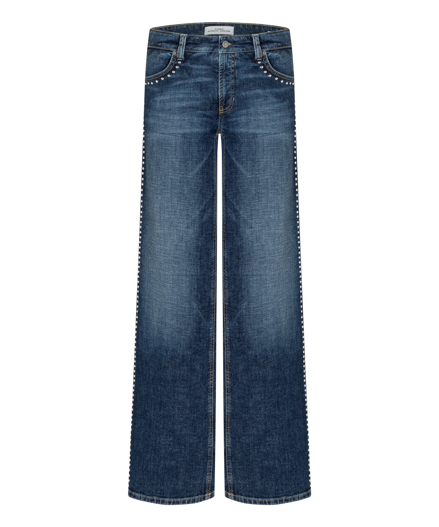 Cambio Jeans mit silbernen Steinchen