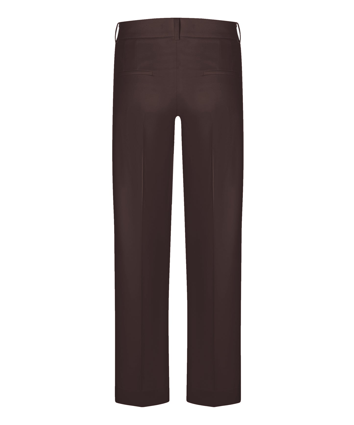 Cambio Lange Hose braun mit Bügelfalte