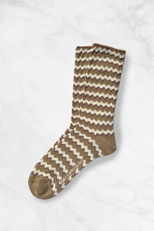 Dailysocks siggi camel braun weiß