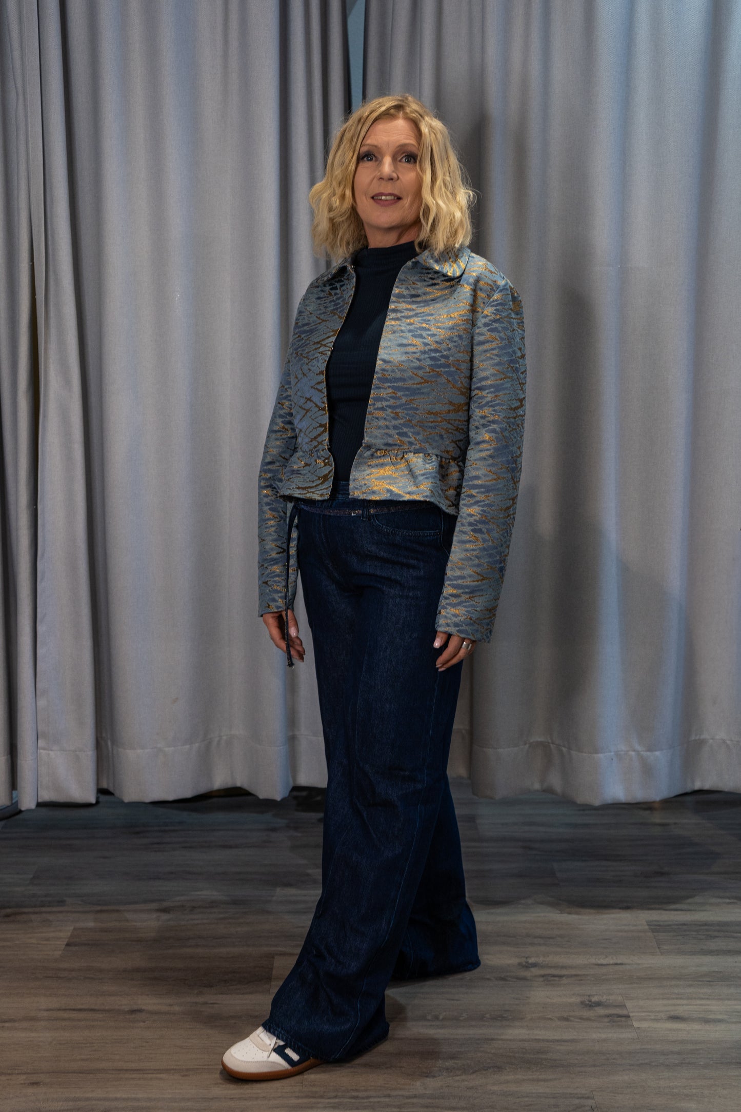 Culture gold blaue Damenjacke