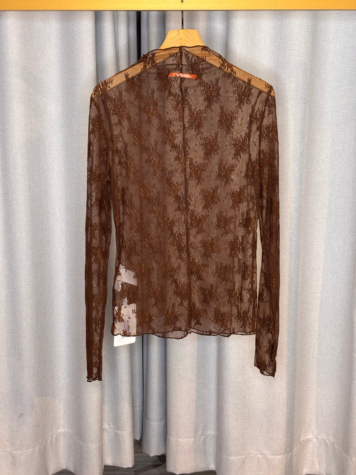 The Shirt Project florales Spitzenoberteil in braun