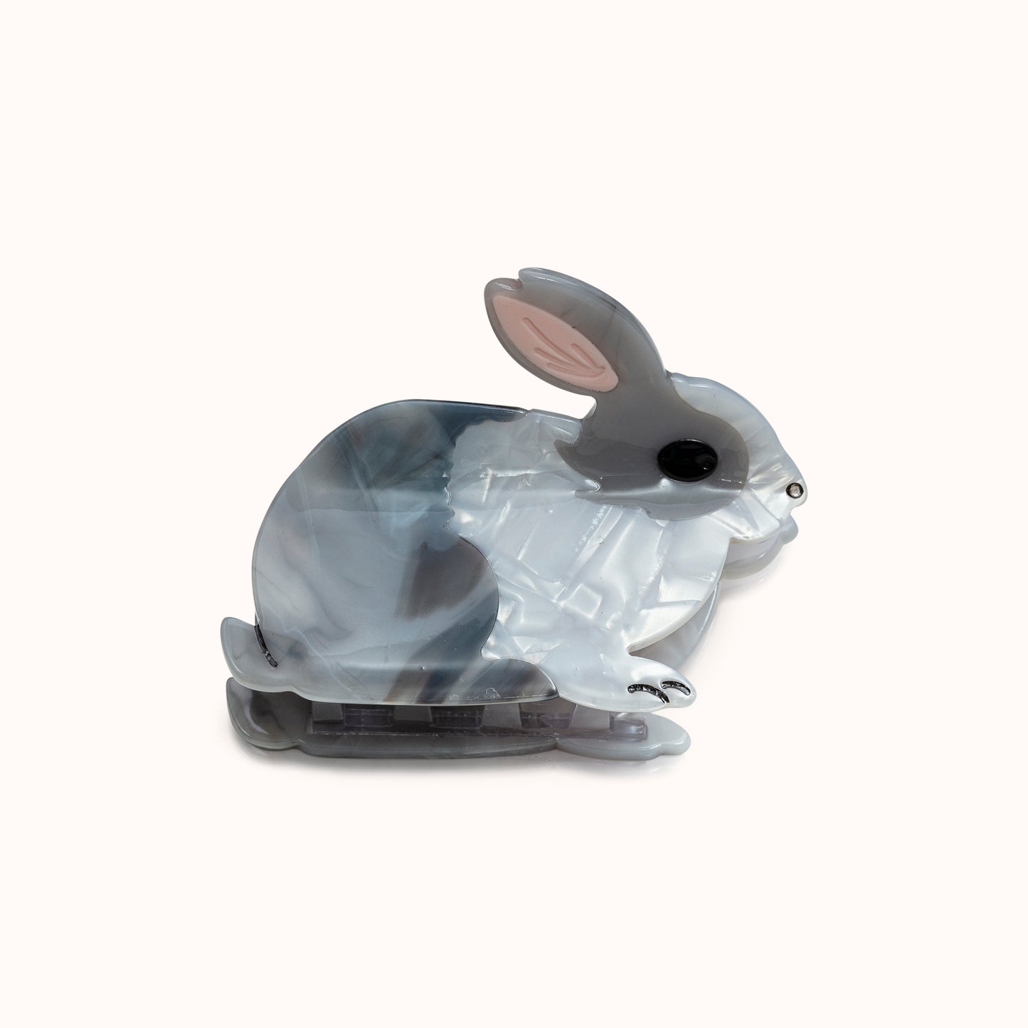 by Vivi Haarklammer bunny blau
