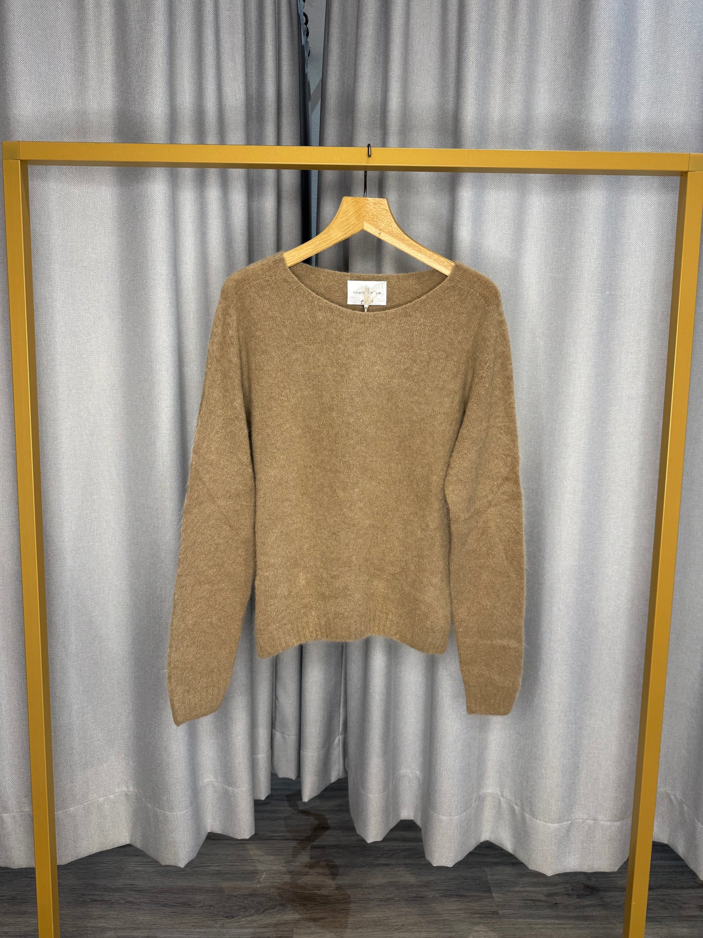 Vicario Cinque hellbrauner Damenpullover