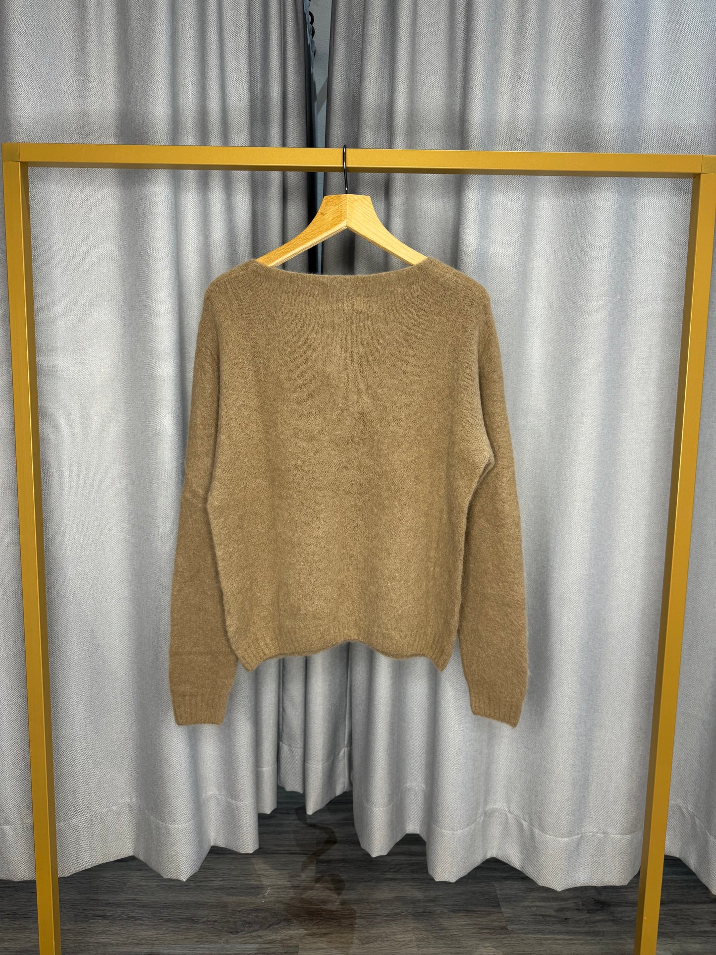 Vicario Cinque hellbrauner Damenpullover