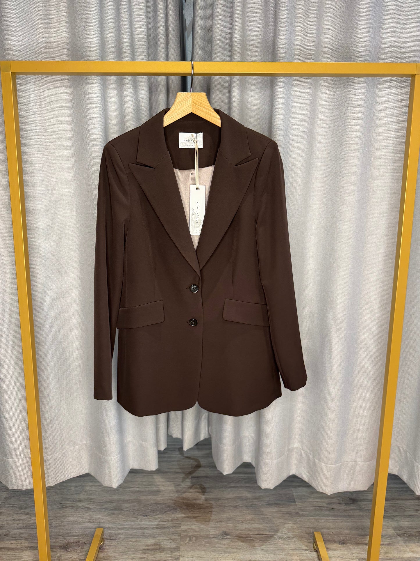 Vicario Cinque brauner Damenblazer