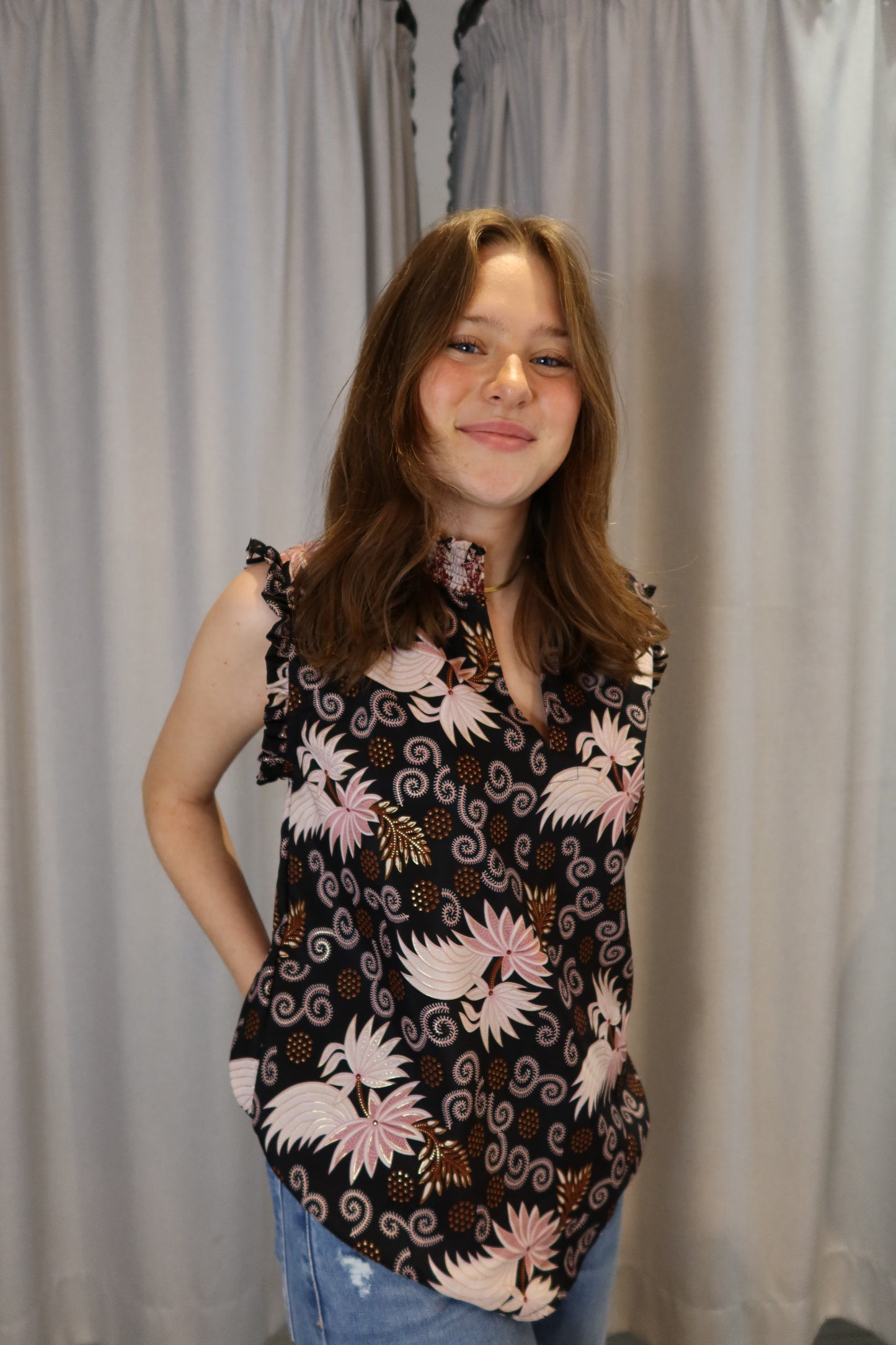 Salty Skin Bluse schwarz