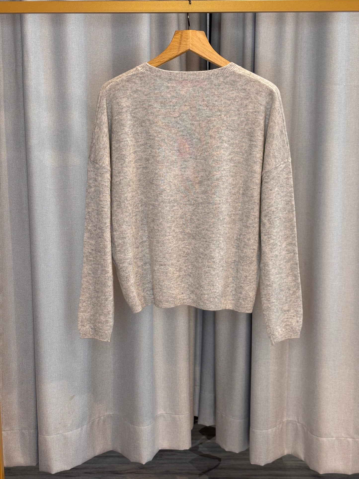 absolut cashmere Pullover in hellgrau