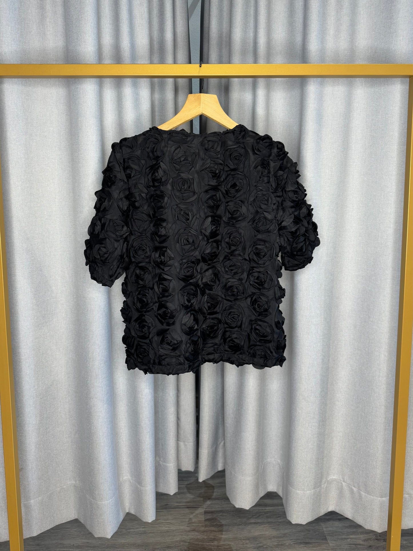 Culture Bluse mit 3D Blüten