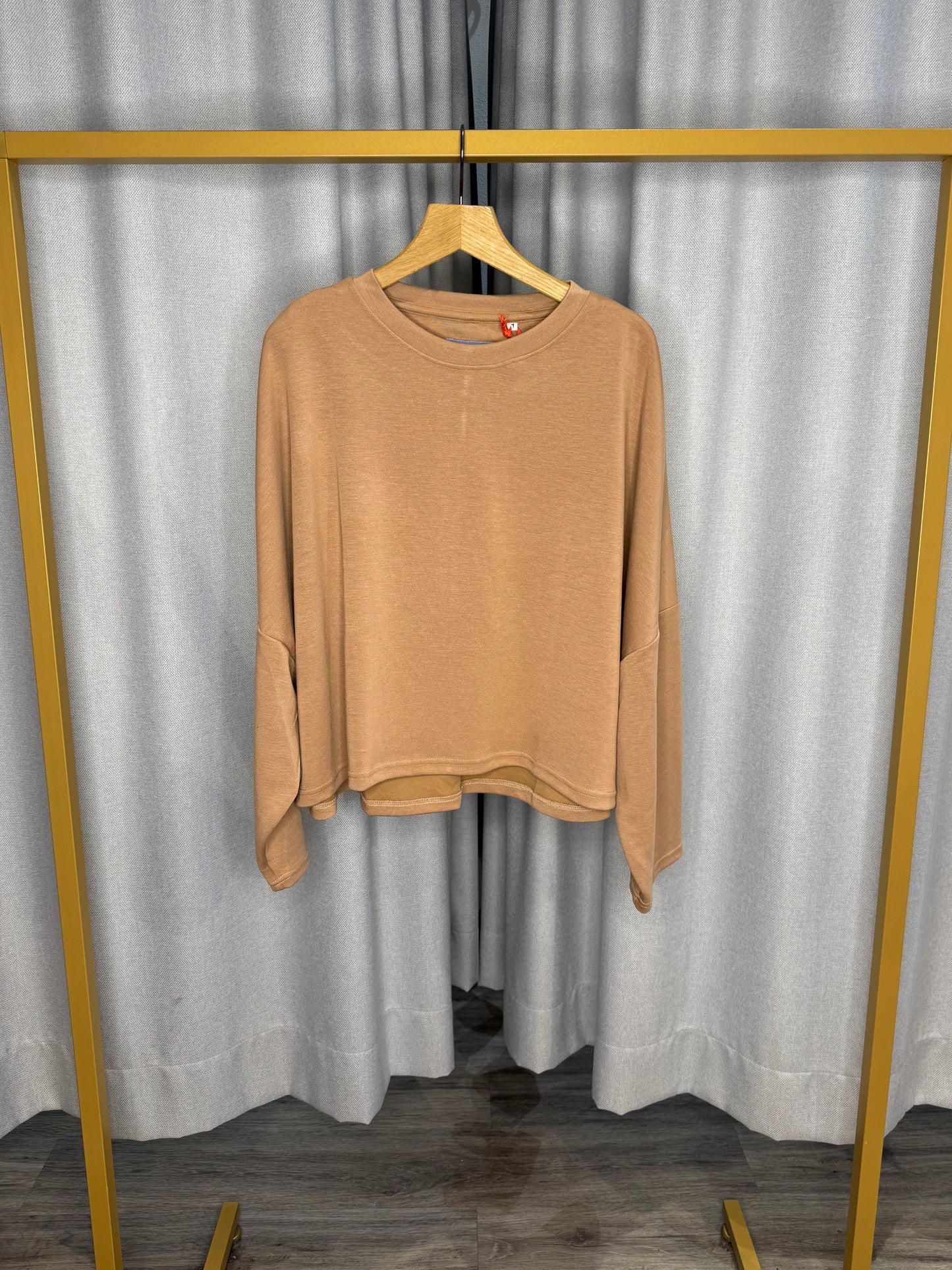 The Shirt Project Pullover im Camel Ton