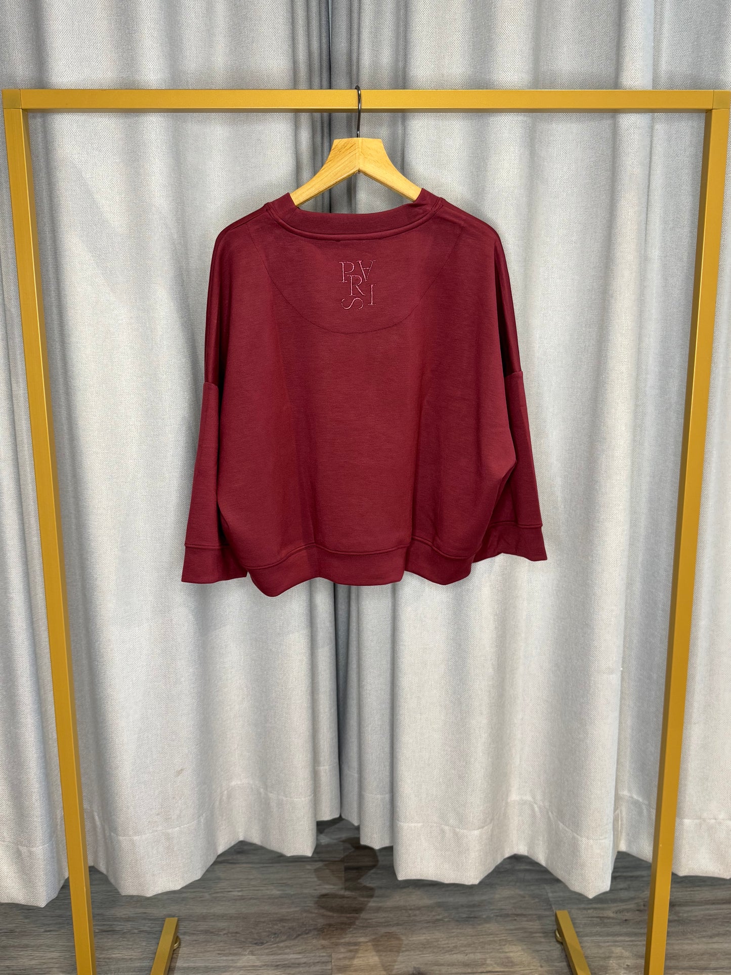 The Shirt Project Pullover in bordeau