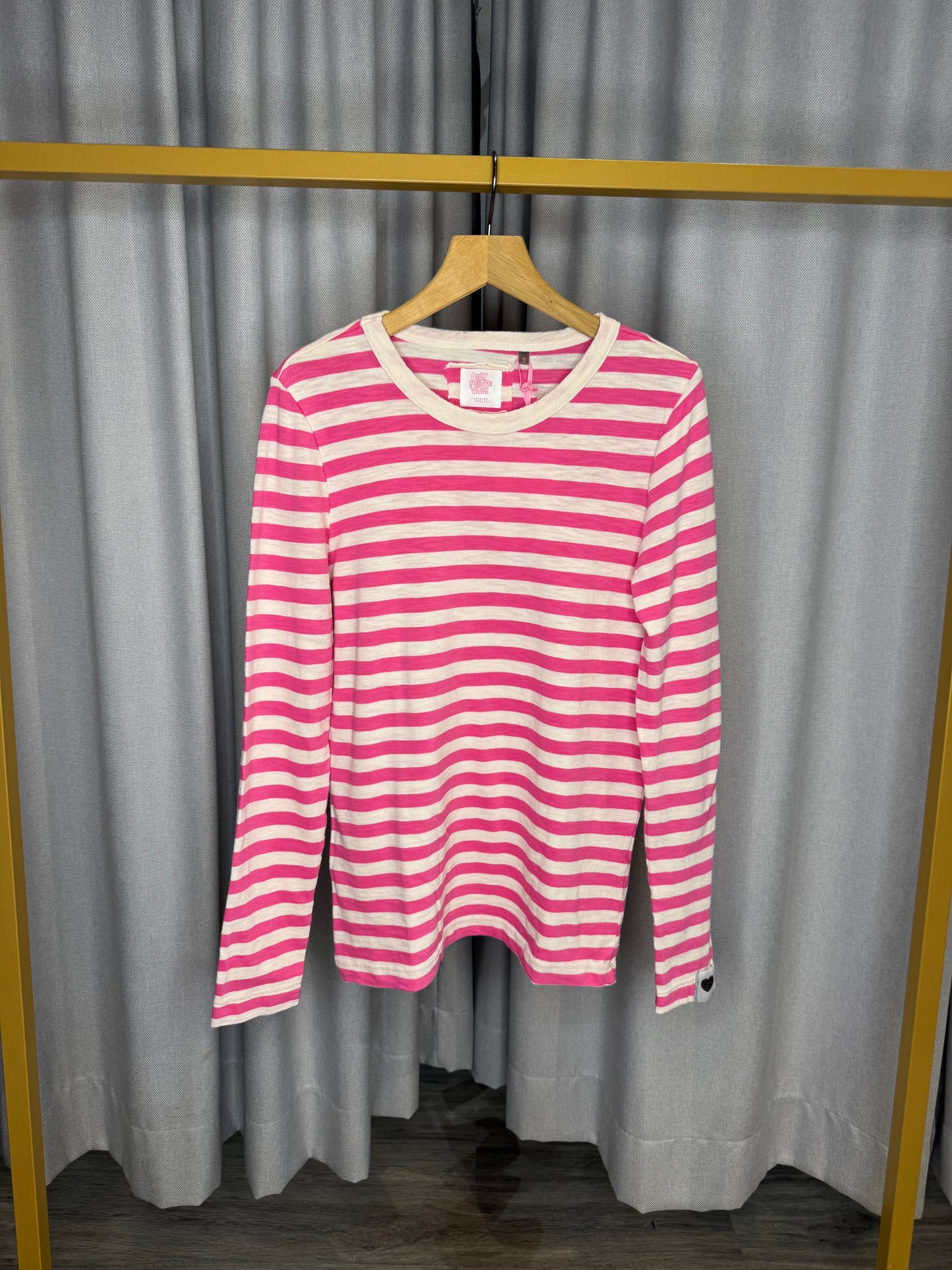 The Shirt Project rosa Streifenshirt