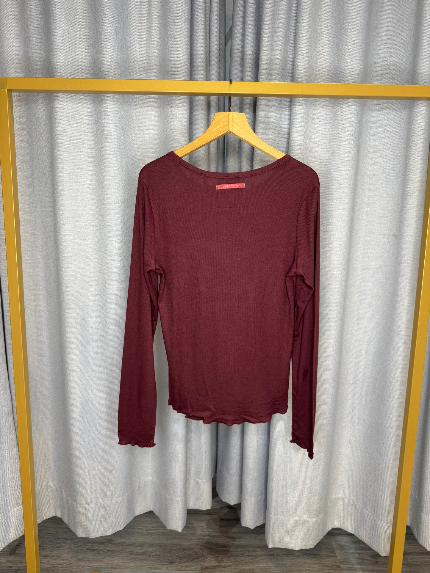 The Shirt Project Shirt in bordeau rot