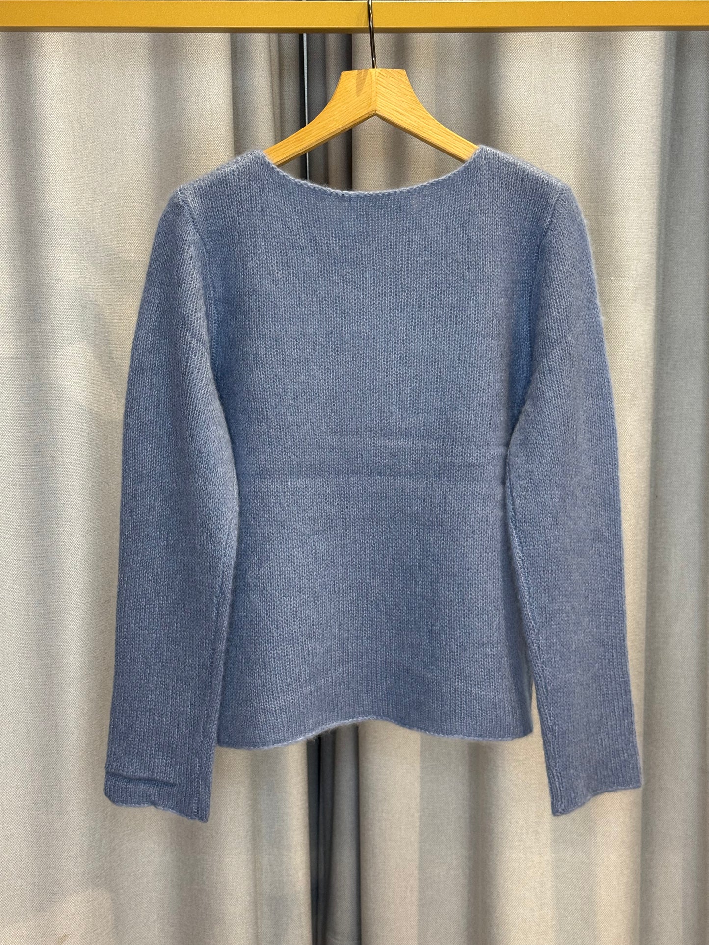 FFC blauer Kaschmirpullover