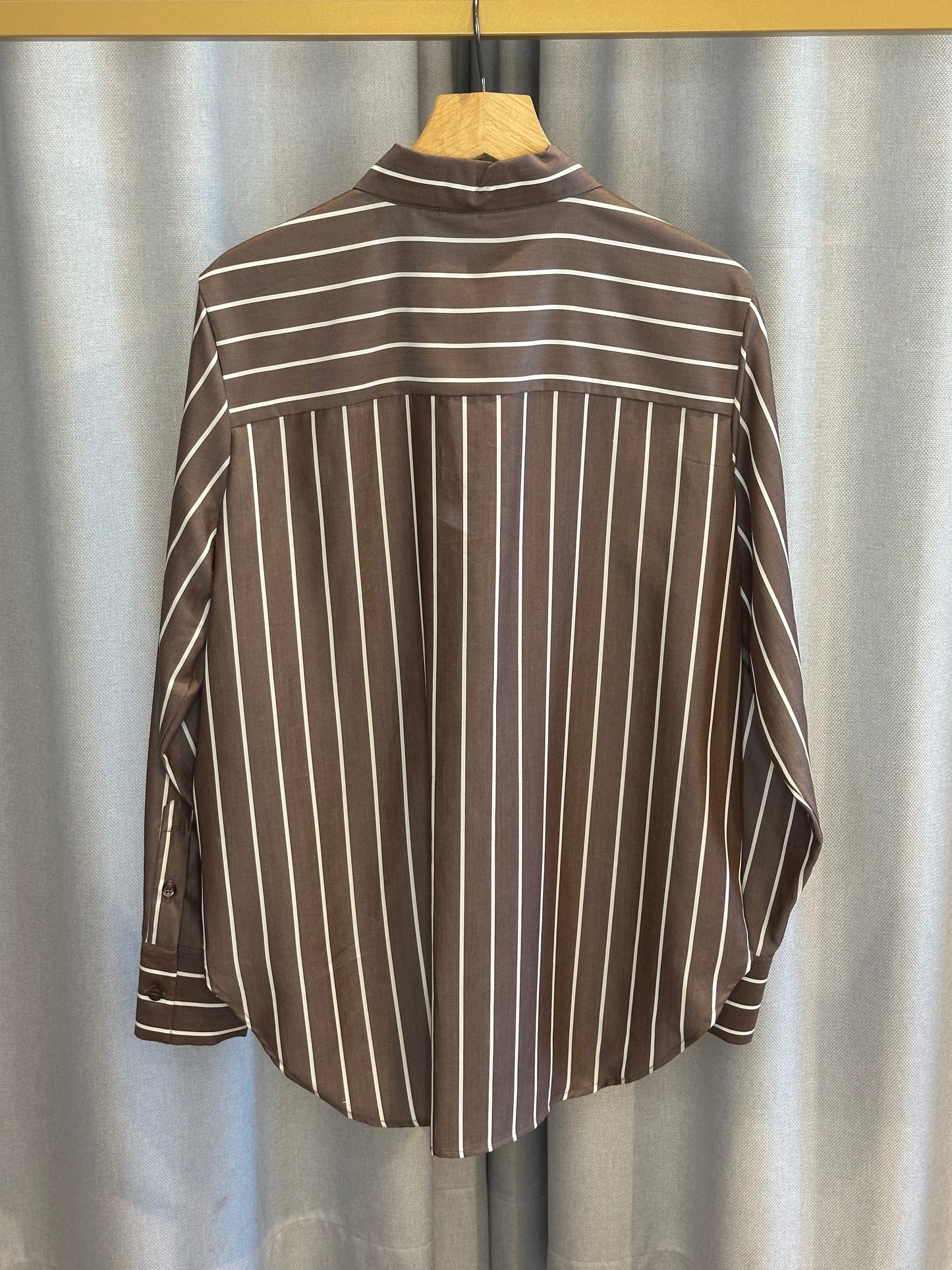 Riani braune Damenbluse mit Streifen