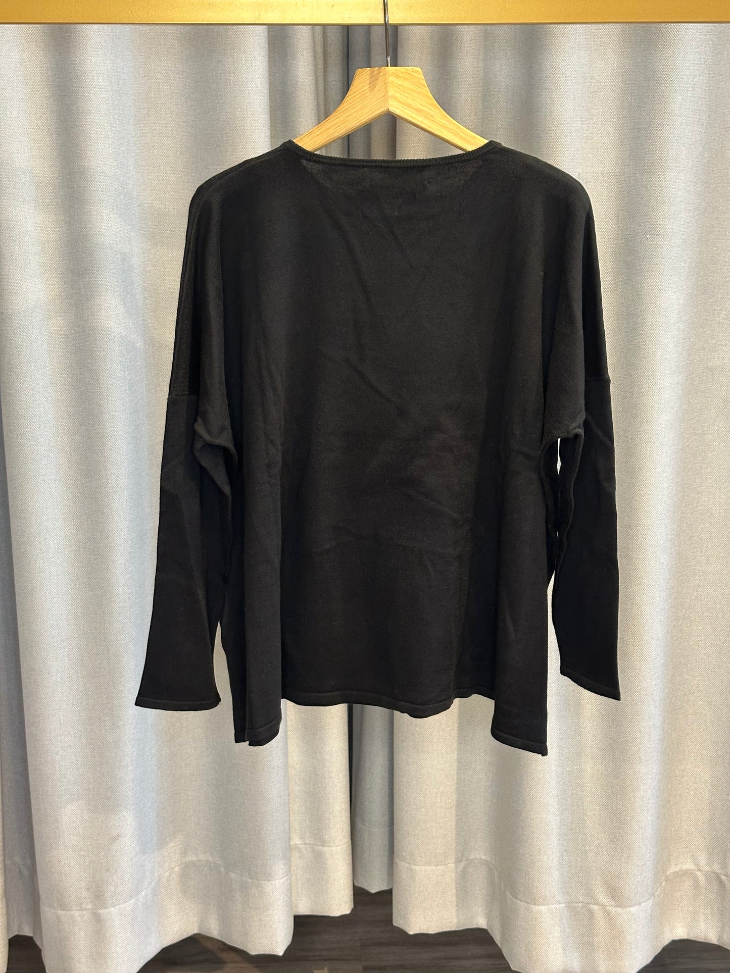 Apoil schwarzer Pullover