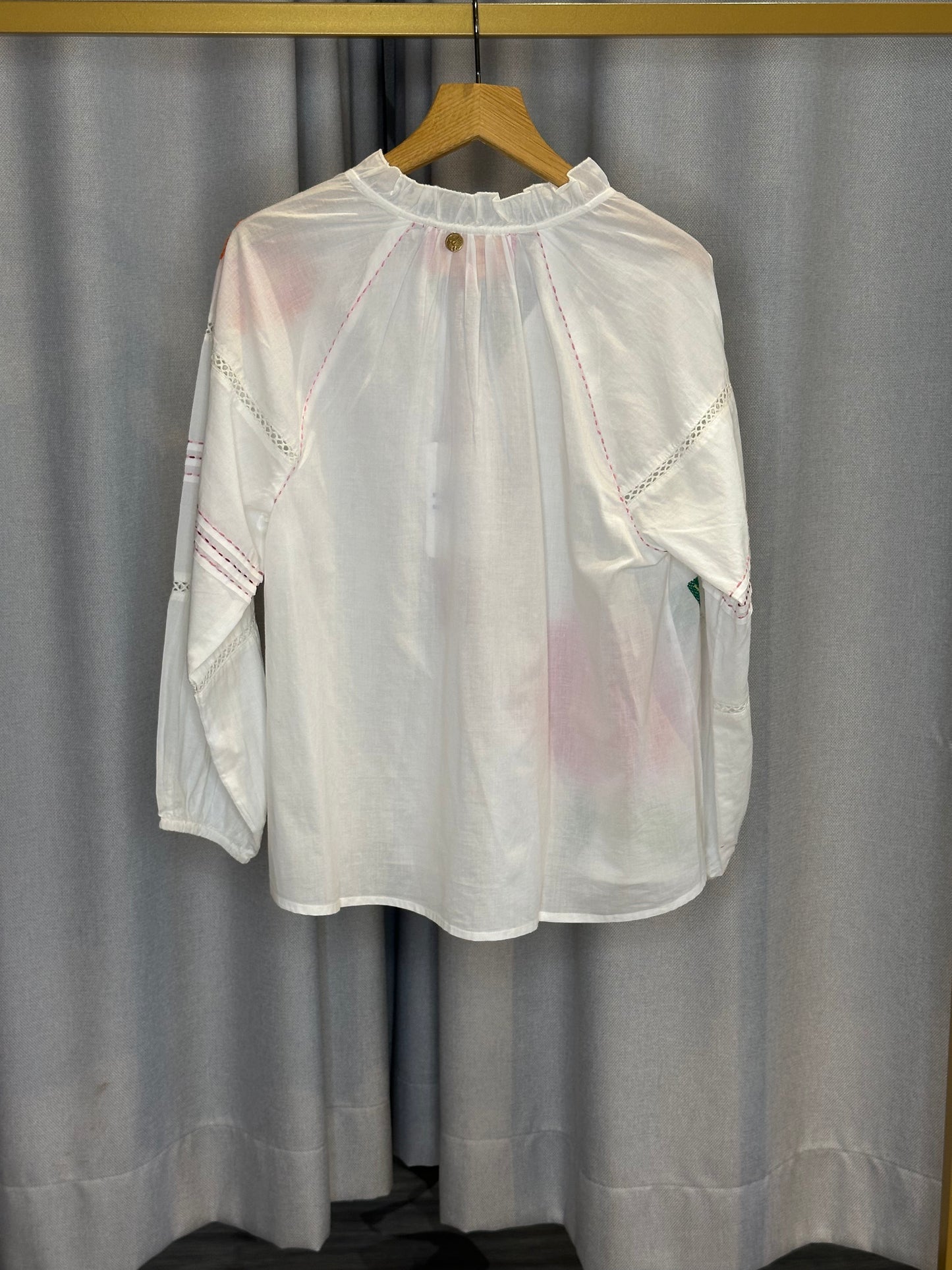 Place du Soleil Bluse mit Pailletten