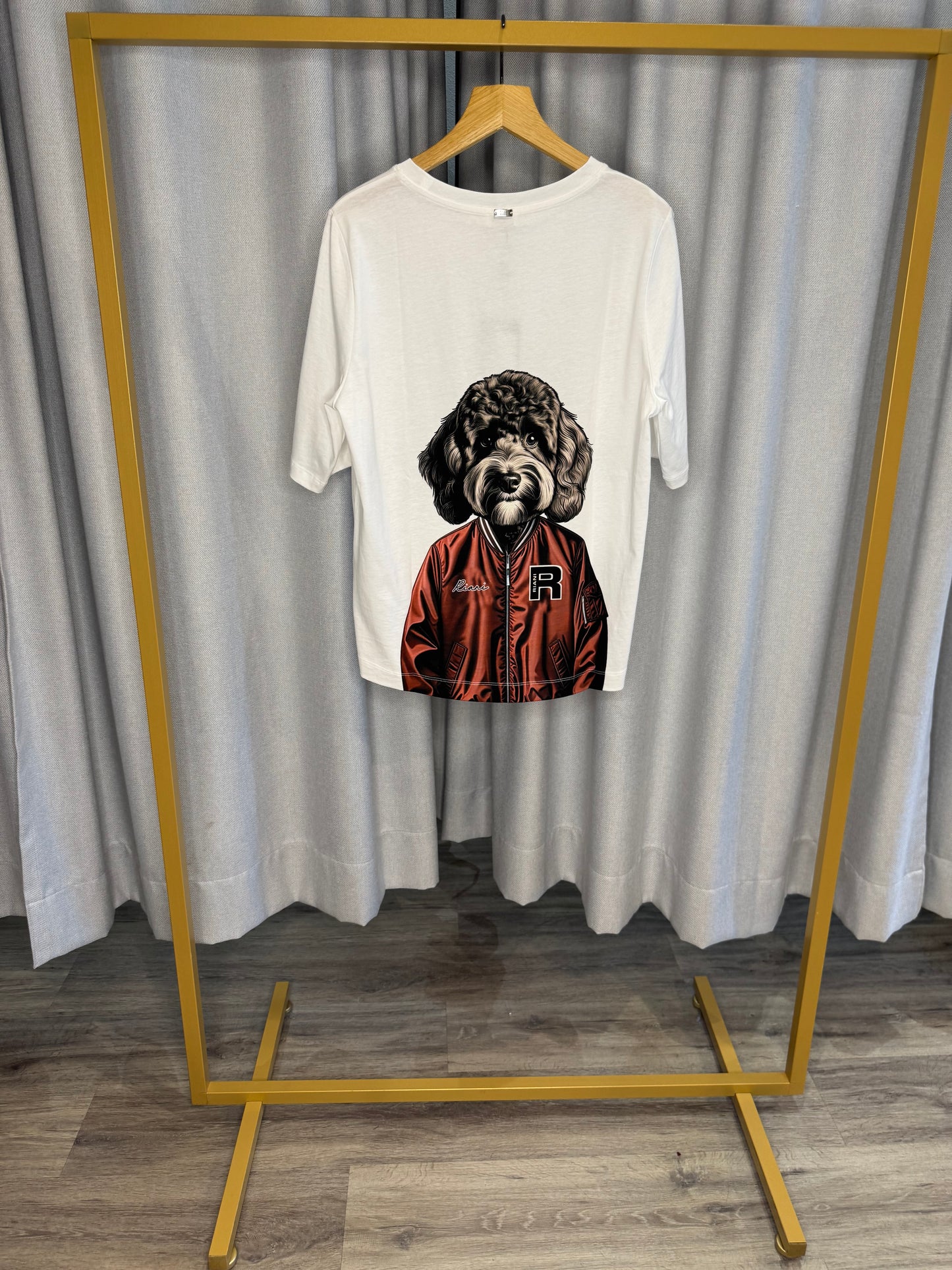Riani weißes Hundeshirt