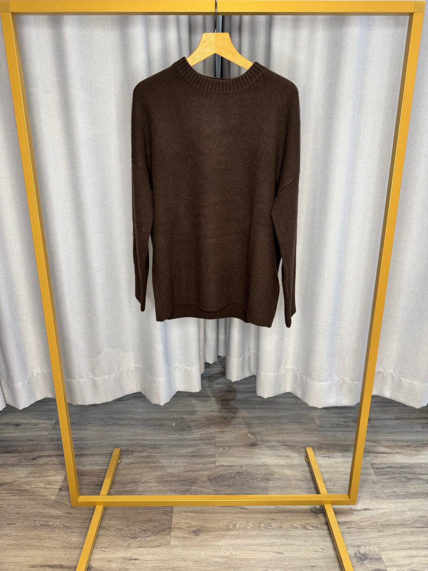 Les Tricots de Lea Pullover im mocha Ton