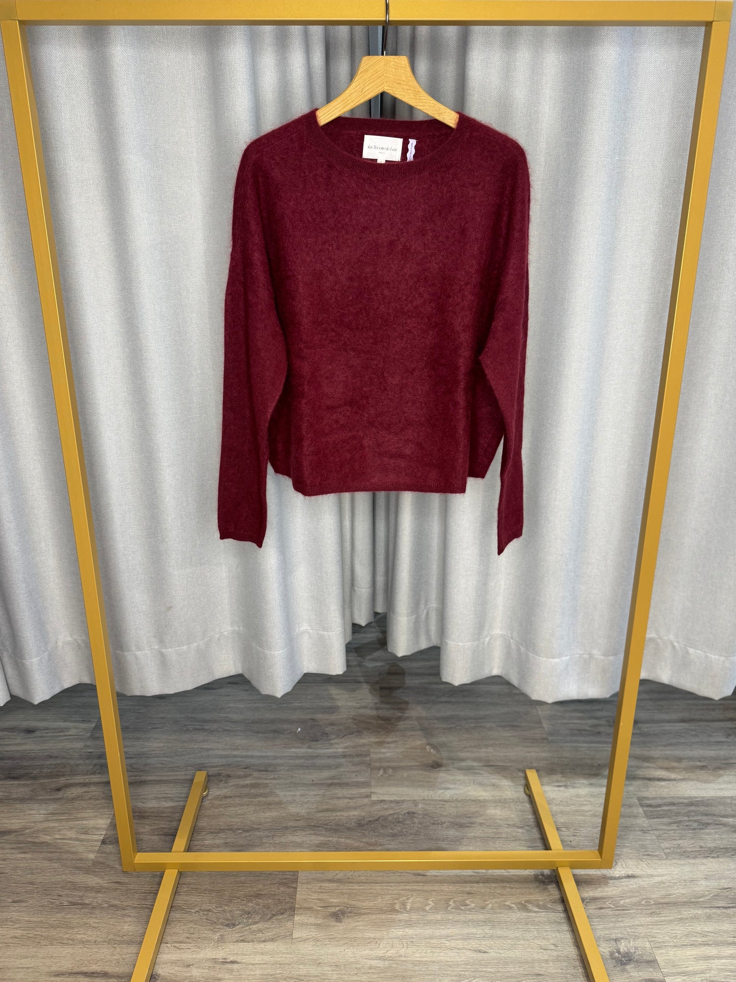 Les Tricots de Lea roter Pullover