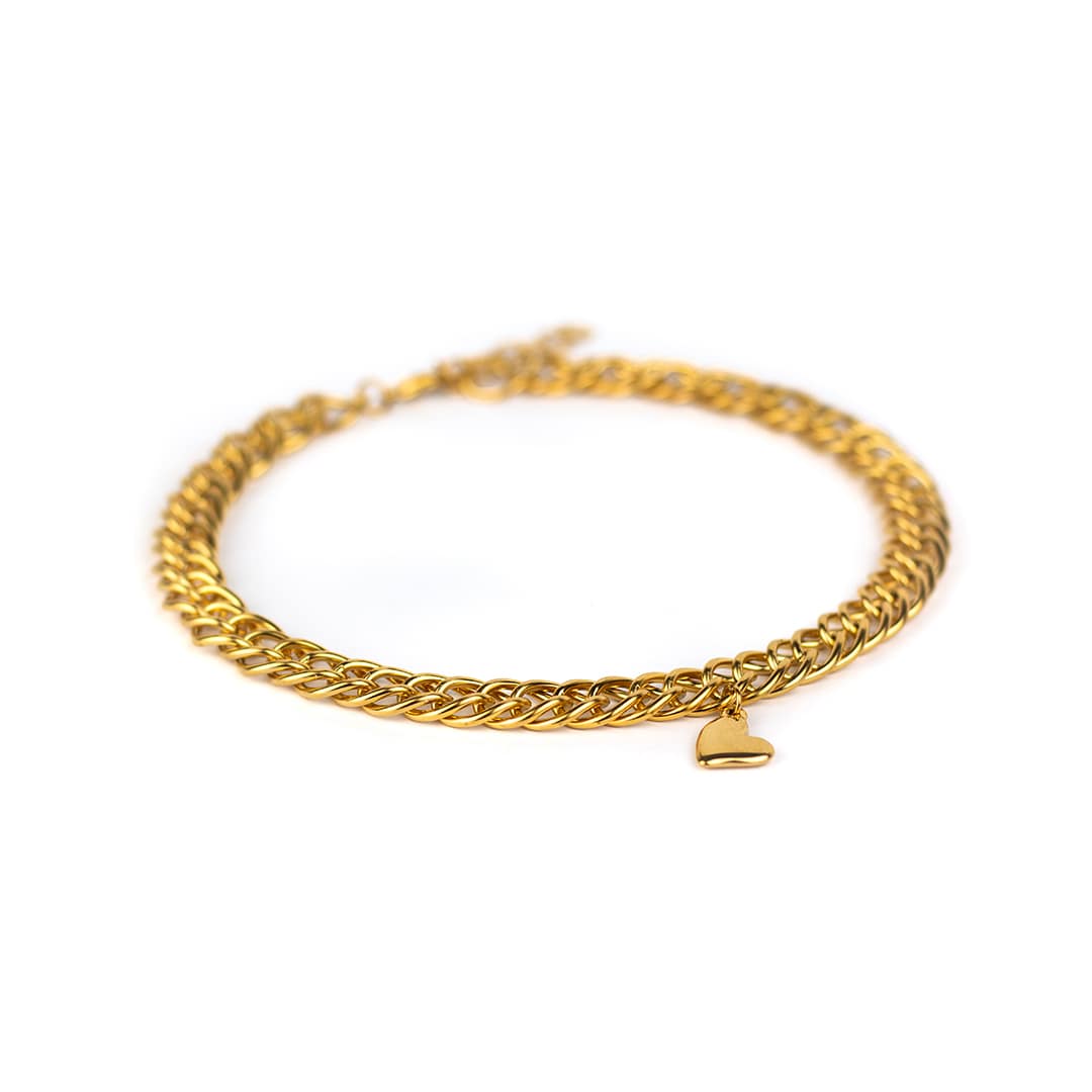 Inrosa goldene Herzkette