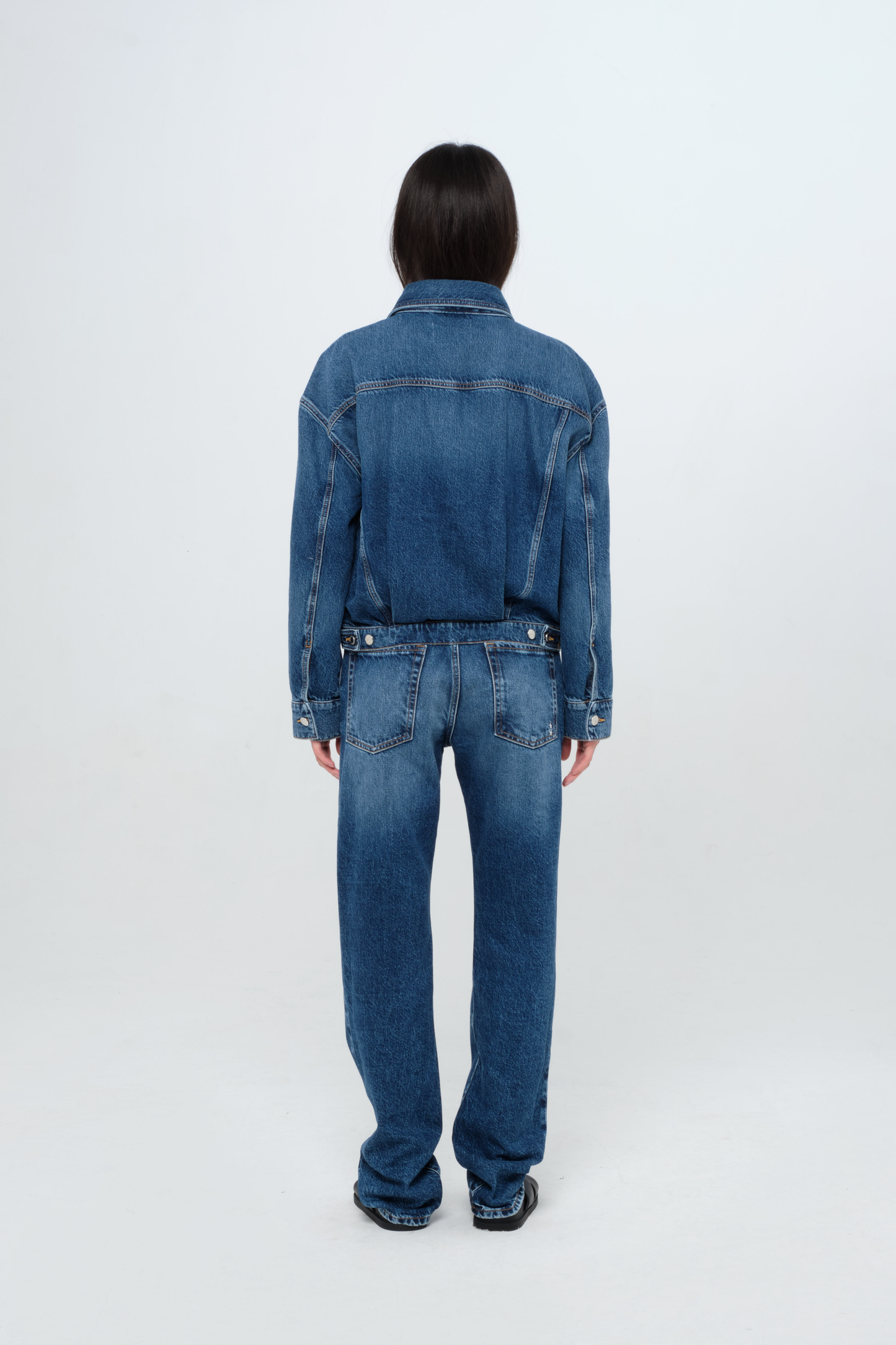 Icon Denim Lori Jeansjacke blau