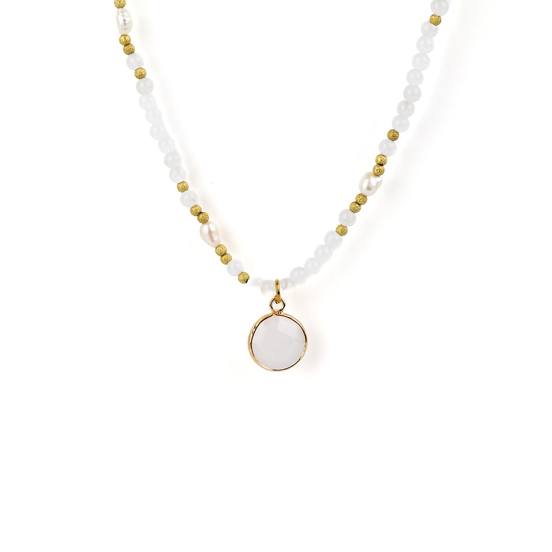 Inrosa weiße Perlenkette