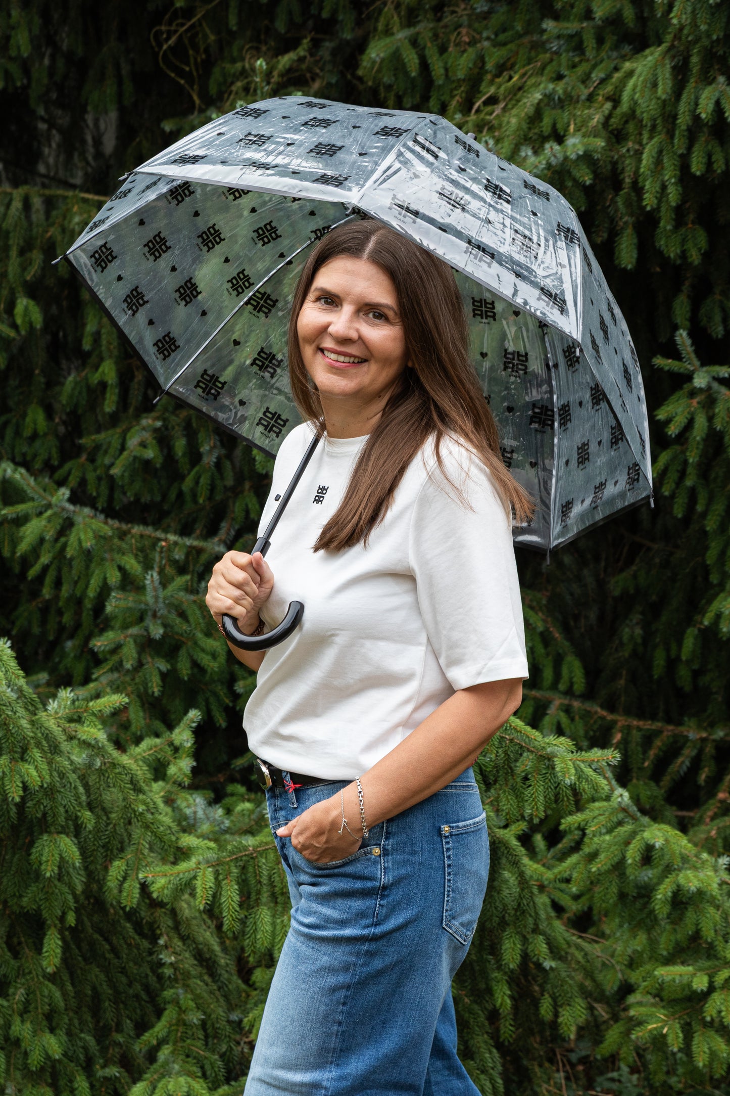 Riani weißes Hundeshirt