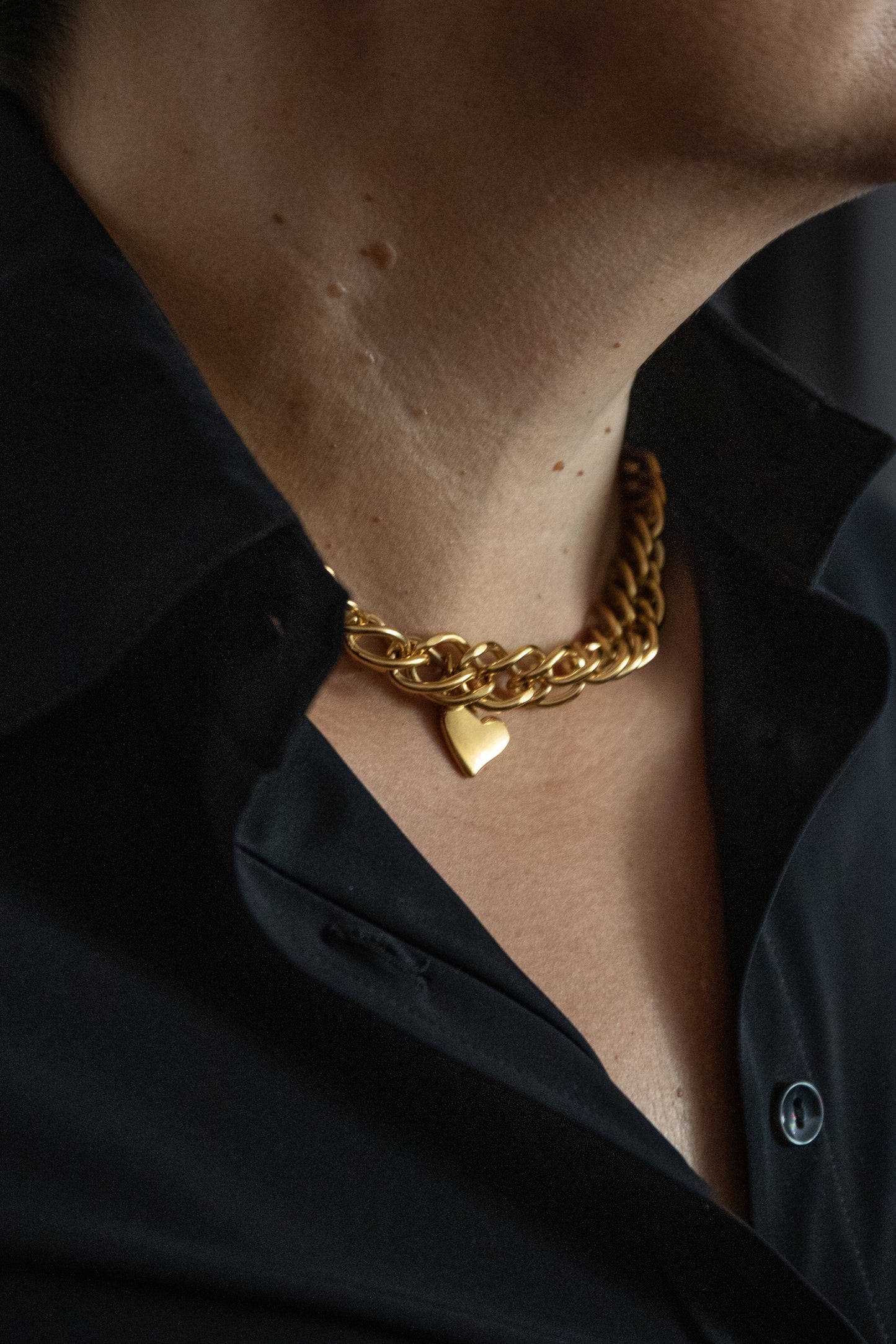 Inrosa goldene Herzkette