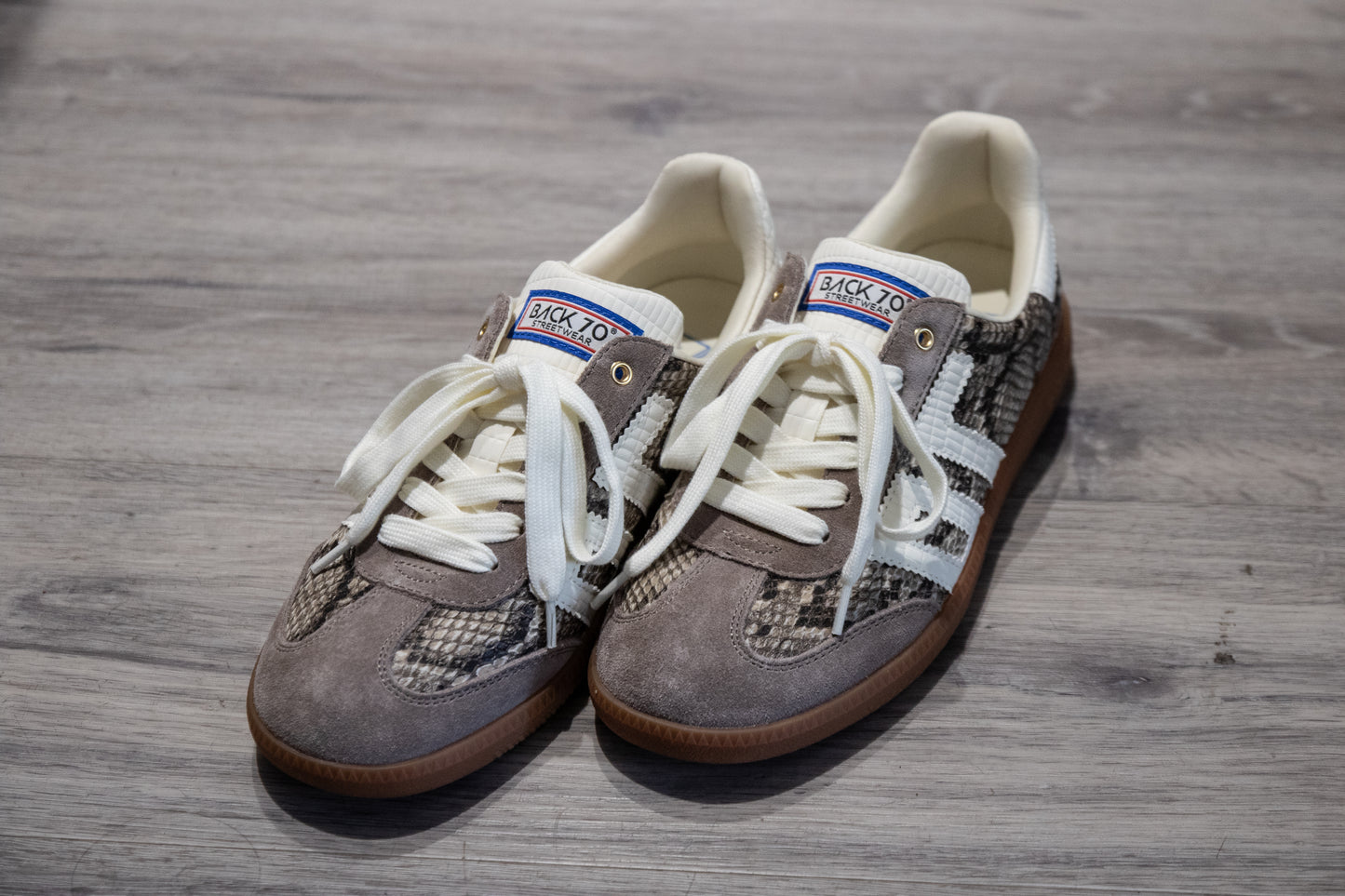 Back 70 Sneaker Damen Cloud Snake Taupe