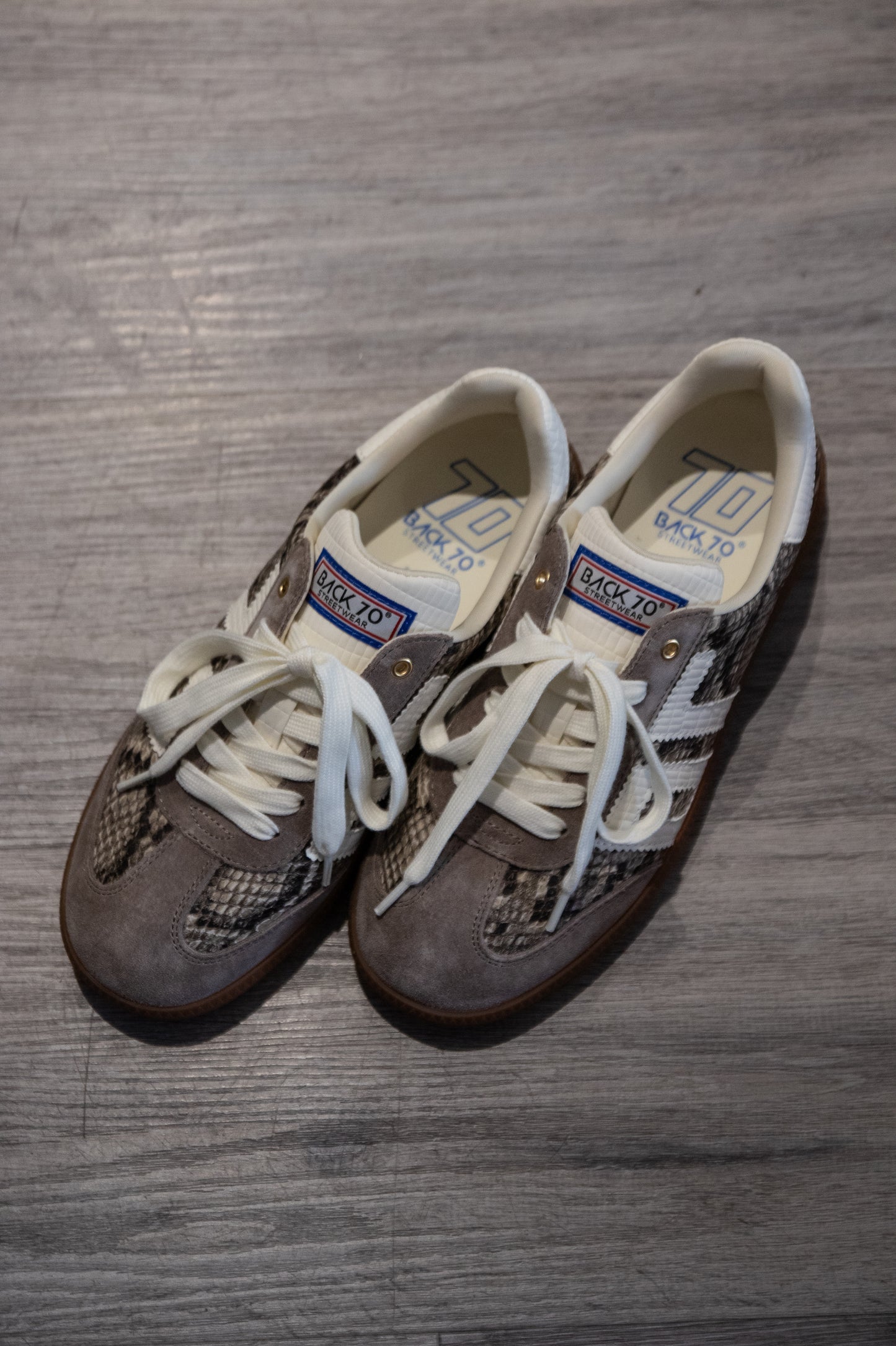 Back 70 Sneaker Damen Cloud Snake Taupe