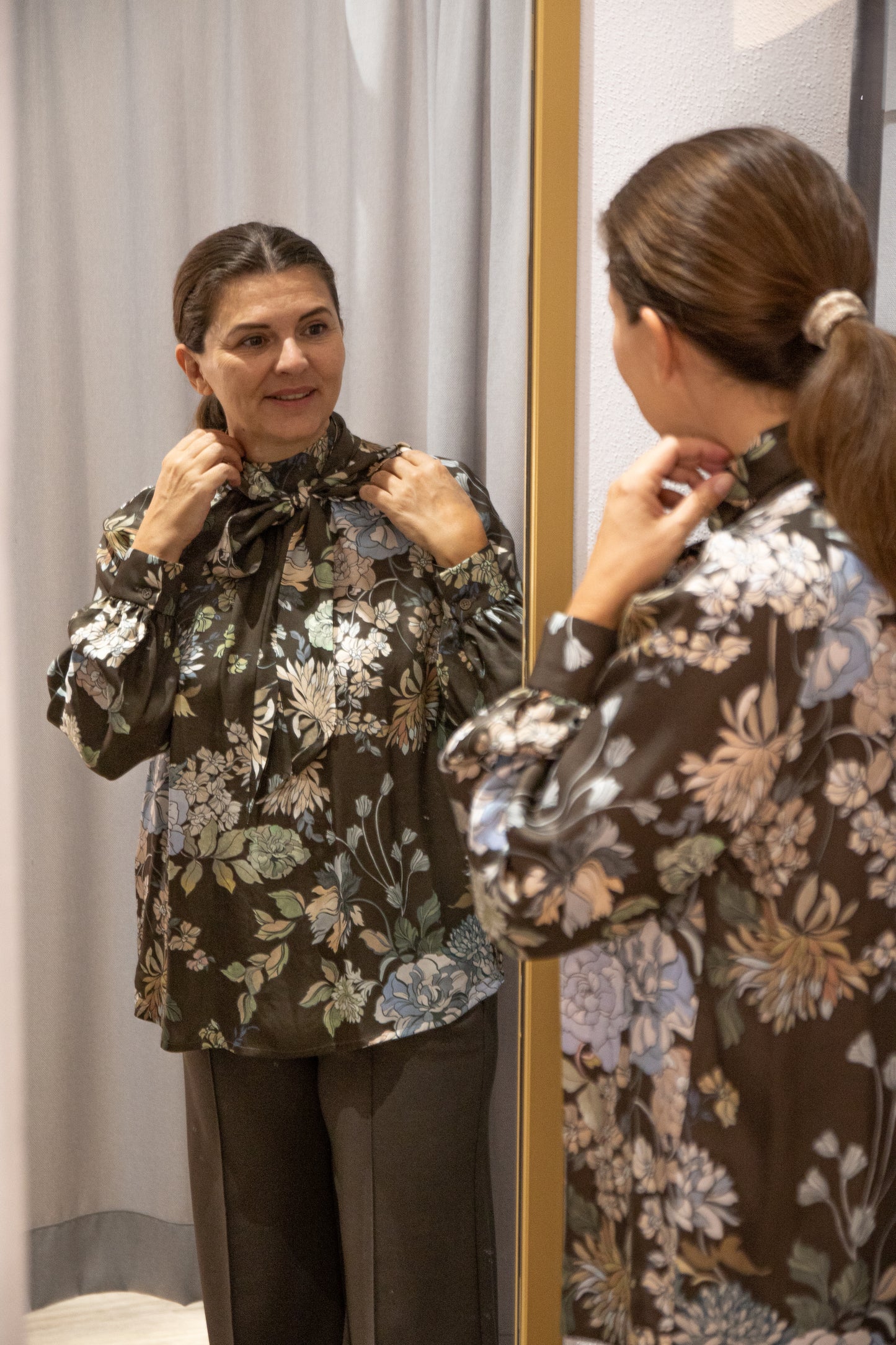 Riani blumige Bluse