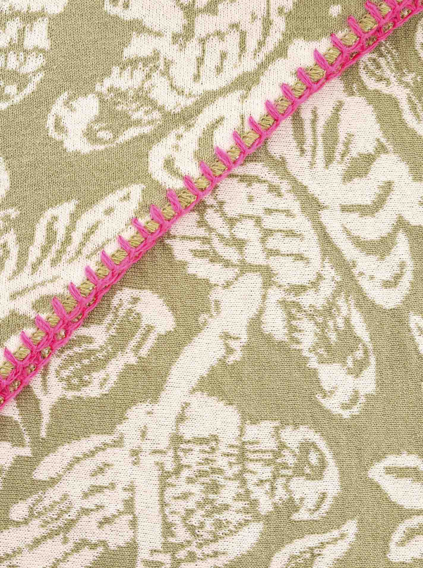 Zwillingsherz Damenschal im khaki Ton