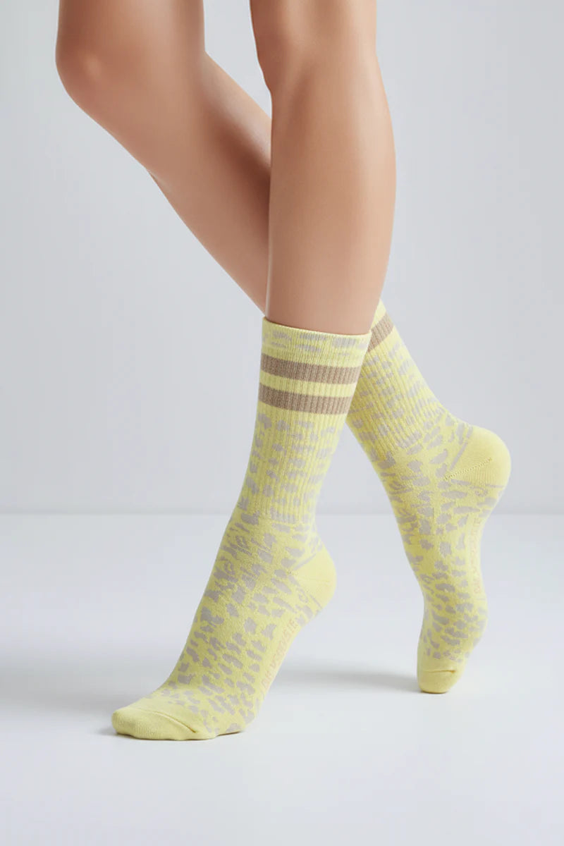 Dailysocks gelbe Leosocken