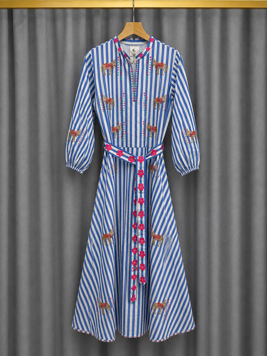 Nimo with Love blaues Damenkleid