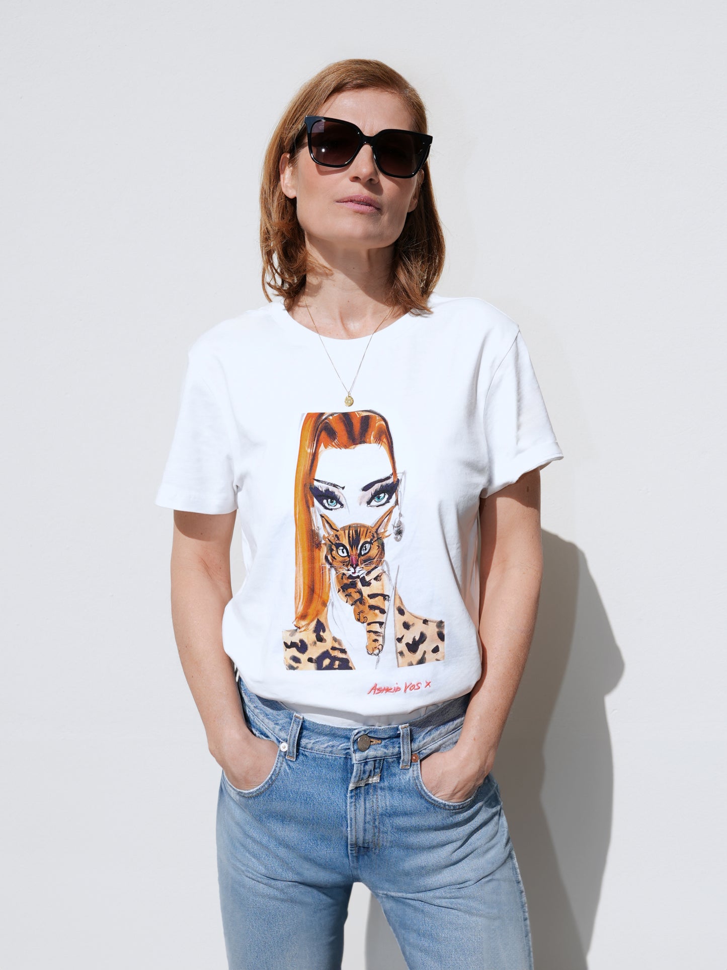 Railin Cat love Damenshirt