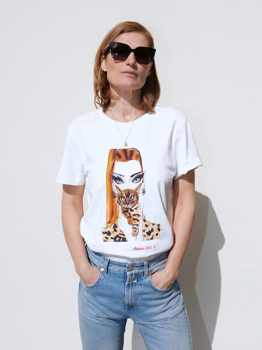 Railin Cat love Damenshirt