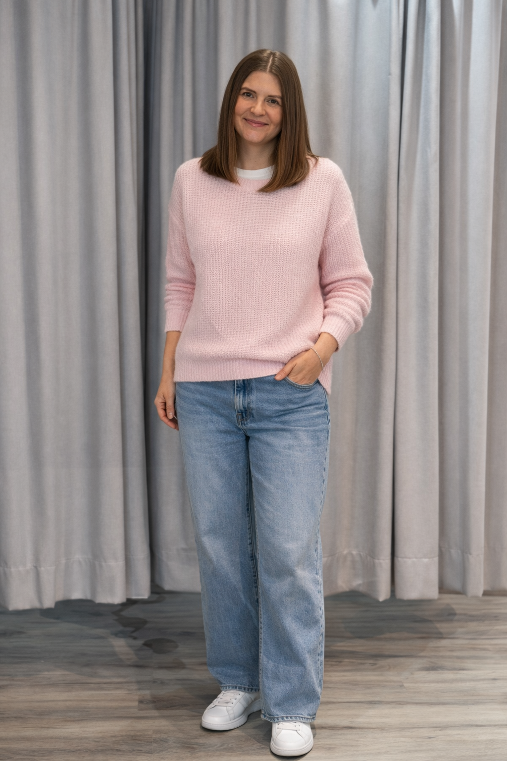 Riani rosa Strickpullover