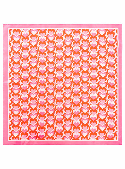 Zwillingsherz Herzen Tuch