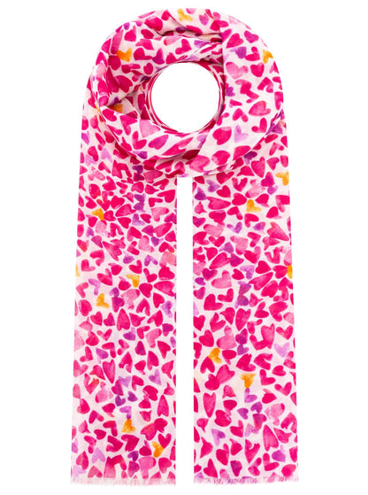 Zwillingsherz pinker Damenschal