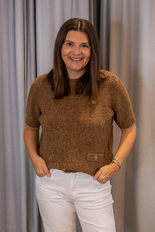Riani Damenpullover mit kurzem Arm