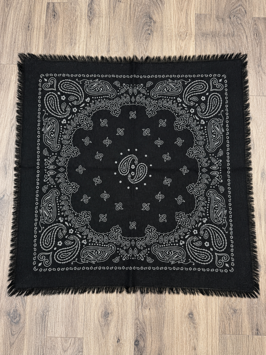 Vido Maja Tuch Paisley-Muster schwarz