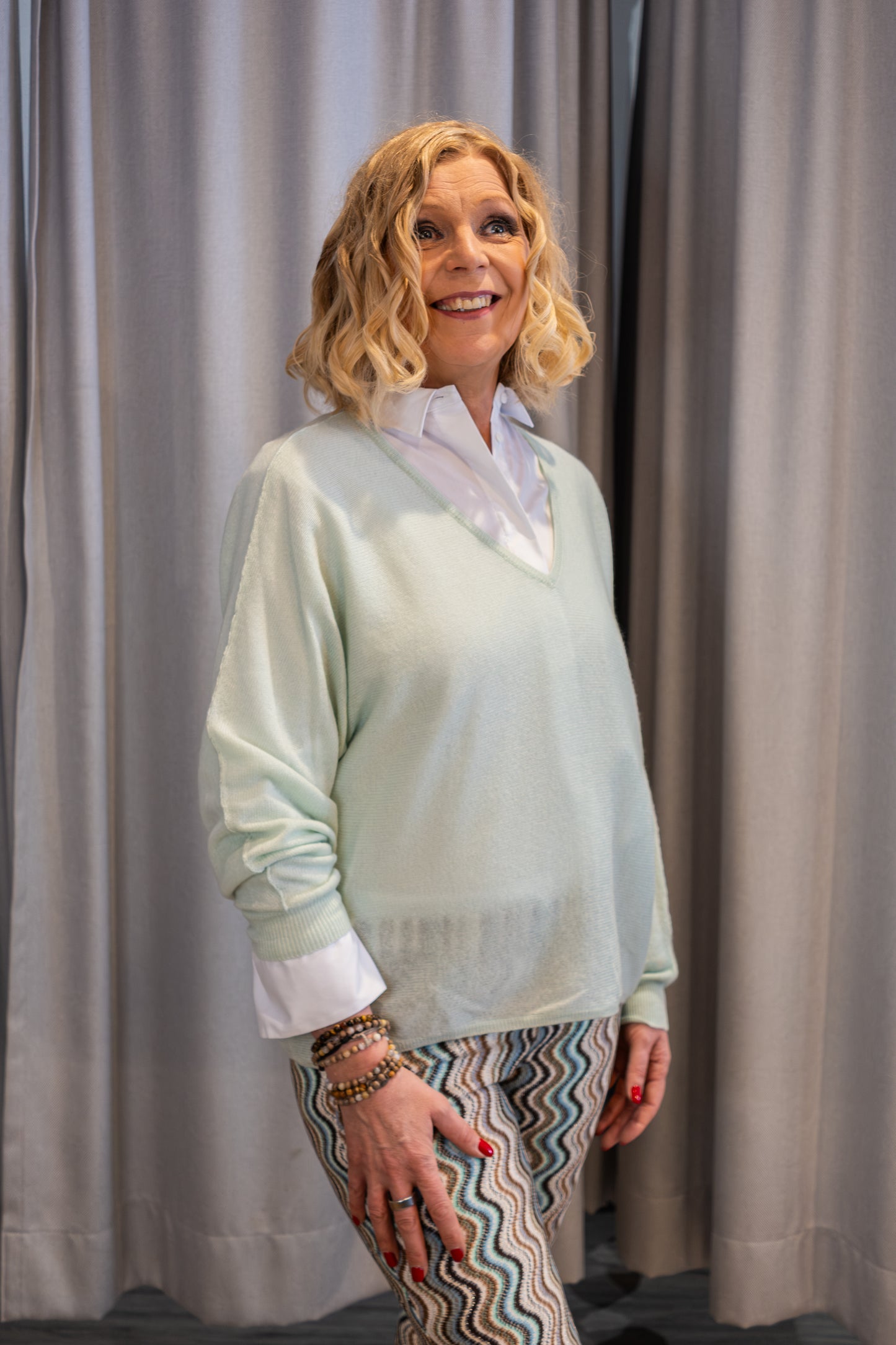 Apoil Damenpullover in mint