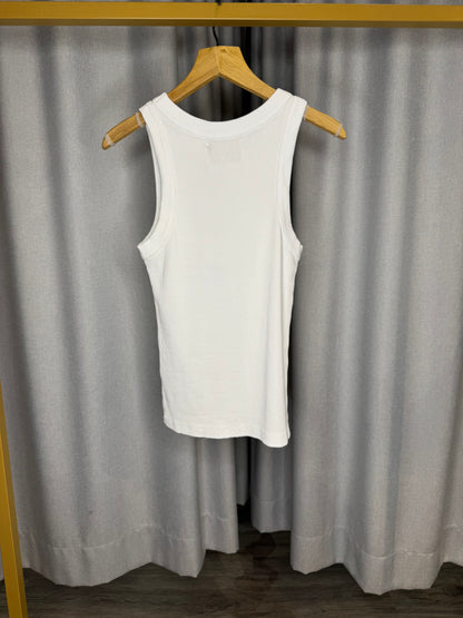Icon Denim weißes Top